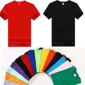 เสื้อยืดคอกลมแขนสั้นผ้าทอสีพื้นทรงหลวมโลโก้ออกแบบได้ตามต้องการ - Product Image 2