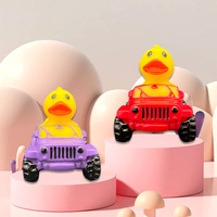 Vente en gros Logo personnalisé Canard Jeep multicolore en vinyle Jouets pour le bain Canard en caoutchouc