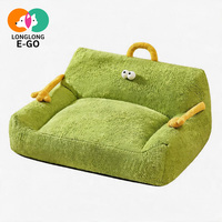 Coussin de canapé grand format, sûr et inoffensif, portable, en forme de dessin animé, résistant à l'usure, pour chats et chiens domestiques