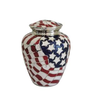 โกศบรรจุอัฐิผู้ใหญ่สีน้ำเงินทองเหลือง ดีไซน์คลาสสิก สวยงาม ทนทาน เหมาะสำหรับเก็บอัฐิมนุษย์ ใช้เป็นของที่ระลึกในงานศพ - Product Image 6