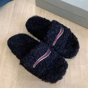 2026 Autumn and Winter Flat Bottom Home Furry Warm <b>Slippers</b> for Men and Women - Product Image 4