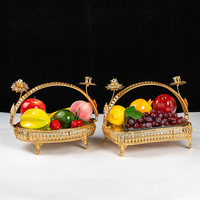 Fabricant Européen de Plats à Fruits en Verre, Assiettes de Luxe Légères pour la Décoration de la Table Basse du Salon à la Maison, pour Fruits Secs