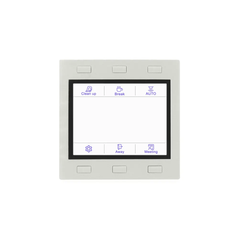 Hotel Villa Use Smart Wall Switch Zigbee Home Automation LCD Smart Switch 1 Touch All On/off Scene Switch