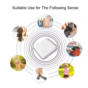 Pelacak hewan peliharaan GPS Mini pelacak jarak tak terbatas untuk kunci dompet anjing kucing bahan plastik dan logam - Product Image 2