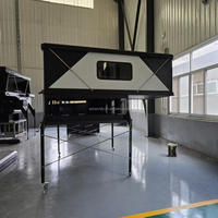 Camper 4x4 sur mesure, étanche, en aluminium, avec toit relevable, pour aventures en plein air