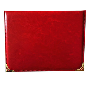 Porte-diplôme en cuir PU vierge format A4 avec logo personnalisé, imprimé or/argent, <span class=keywords><strong>dossier</strong></span> de certificat A5, classeur scolaire, porte-certificat - Product Image 2