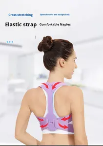 Correcteur de <span class=keywords><strong>posture</strong></span> réglable pour le soutien du haut du <span class=keywords><strong>dos</strong></span>, prix bas, ceinture de <span class=keywords><strong>correction</strong></span> de <span class=keywords><strong>posture</strong></span>, correcteur de <span class=keywords><strong>posture</strong></span> du <span class=keywords><strong>dos</strong></span> - Product Image 3