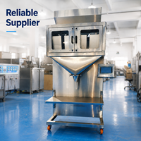 Machine de remplissage automatique de granulés avec affichage du poids à double échelle pour particules sèches, grains, semences et granulés d'aliments pour animaux