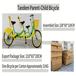 Vélo tandem trois places premium et sécurisé, vélo familial confortable pour les loisirs en plein air, les balades en ville, les visites de parcs, la <span class=keywords><strong>location</strong></span> - Product Image 6