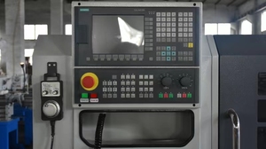 Torno CNC de bancada plana de doble husillo para trabajo medio, con control GSK, modelo CK6432/500/750mm, fabricado en China - Product Image 5