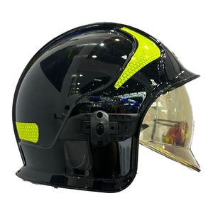หมวกกันน็อคดับเพลิงแบบเต็มหน้าชนิด EU ได้รับการรับรองจาก CE มาตรฐานที่เป็นไปตาม NFPA สำหรับโครงสร้างการดับเพลิง - Product Image 5