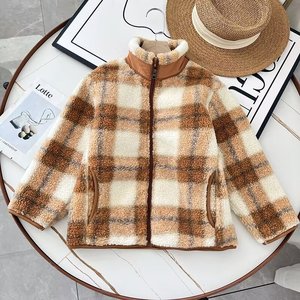 Giacca Casual antivento con cerniera In pile per ragazzi ragazze Outwear All-In-One per bambini con <span class=keywords><strong>pelliccia</strong></span> autunno inverno a lunghezza <span class=keywords><strong>corta</strong></span>-461149 - Product Image 6