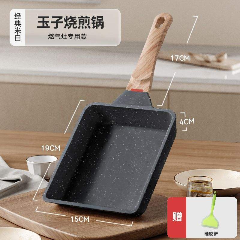 กระทะไข่ม้วนสีดำ, ไม้พายทำแพนเค้กสีเขียวเพื่อสุขภาพ