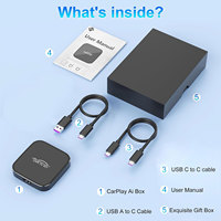 Car TV Mate Pro avec adaptateur CarPlay sans fil HD Multimedia Dongle Magic Video Box pour Iphone apple TV Fire Stick Converter Cars