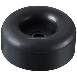 Patins en caoutchouc ronds noirs antidérapants et amortissants <span class=keywords><strong>pour</strong></span> équipement audio et vidéo, hauteur 26 mm, protège-pieds en caoutchouc - Product Image 1