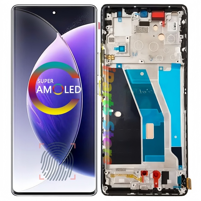 IParts Replacement New Display for Infinix Tecno Camon 30S CLA5 Camon 30S Pro CLA6 AMOLED Touch Screen with Frame Assembly OEM