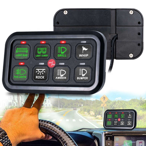 Conjunto <span class=keywords><strong>de</strong></span> Control <span class=keywords><strong>de</strong></span> Luces <span class=keywords><strong>de</strong></span> Alta Potencia <span class=keywords><strong>de</strong></span> 8 Vías, Interruptor Táctil con Fusible para Automóvil, Caravana, RV, Piezas y Accesorios para Yates - Product Image 1