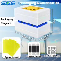 Cellules de batterie au lithium LifePO4 EU&CU en stock 3.2v 314ah empilables pour les systèmes de stockage d'énergie domestique hors réseau
