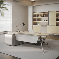 Bureau d'ordinateur modulaire moderne en MDF pour petits espaces, haut de gamme, avec tiroirs de rangement pour jeunes professionnels et cadres