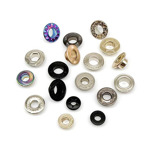 Customizable Brass Metal <strong>Eyelets</strong> Various Styles for Bags and Clothing with Plating Technics Customizable Size and Logo - Product Image 6