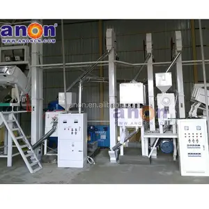 Máquina de moagem de arroz ANON 20-30 toneladas por dia linha de produção personalizada preço da máquina de moagem de arroz no Nepal