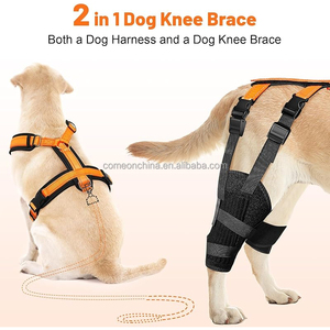Attelle de <span class=keywords><strong>genou</strong></span> pour chien avec harnais réglable, attelle de <span class=keywords><strong>genou</strong></span> pour chien pour l'arthrose du <span class=keywords><strong>ligament</strong></span> <span class=keywords><strong>croisé</strong></span> antérieur, blessure du <span class=keywords><strong>ligament</strong></span> rotulien, douleur articulaire, attelles pour pattes arrière - Product Image 5