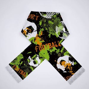 Bufanda Premium para Fanáticos del Fútbol, Diseño Jacquard Personalizado para Fanáticos de la Liga de Campeones, Accesorio de Invierno, Bufanda Personalizada - Product Image 1