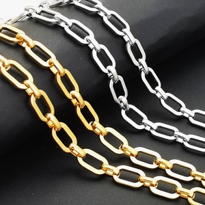 Aceworks SMC70-41 Cadena de Clips Anchos para Manualidades |   Cadena de Eslabones Ovalados de Acero Inoxidable con Baño de Oro PVD de 18K para la Fabricación de Joyería, Collares y Pulseras - Product Image 5