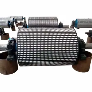 Mining Conveyor Belt Conveyor Drive Pulley Drum With Rubber & Ceramic Pulley Lagging Sheet