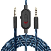 Câble audio pour écouteurs de remplacement 2M G233 pour casque de jeu Logitech Wired G433 G Pro G Pro X Cordon auxiliaire fonctionne sur Xbox One PS4 PS5