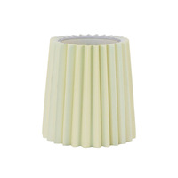 Abat-jour en tissu plissé conique moderne Liteng, cadre métallique, finition PVC couleur personnalisée, garantie 1 an, E27/E14, lampes de table et de sol