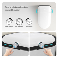 Sanitaire intelligent haut de gamme au design luxueux, à montage au sol, multifonctionnel, salle de bain, toilette intelligente monobloc