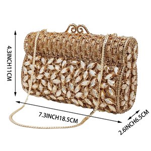 Sac de soirée à paillettes en cristal scintillant pour femmes sac à main élégant sac à main pour mariage fête bal - Product Image 2