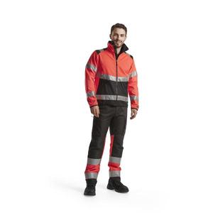 BLAKLADER - 487725165599XS Chaqueta Softshell Hi-Vis Rojo/Negro-EAN 7330509514399 ROPA DE TRABAJO DE 2017 - Product Image 3
