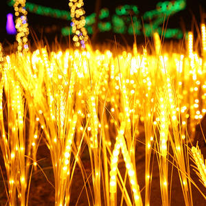 Guirlande lumineuse à LED pour paysage extérieur, rose <span class=keywords><strong>d</strong></span>'oreille <span class=keywords><strong>de</strong></span> <span class=keywords><strong>blé</strong></span> rougeoyante, lumières <span class=keywords><strong>de</strong></span> Noël et <span class=keywords><strong>de</strong></span> vacances avec lanternes - Product Image 1