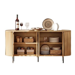 Meuble à chaussures double porte de grande capacité, style nordique moderne, luxe léger et minimaliste, en bois de noyer noir, pour entrée. - Product Image 5