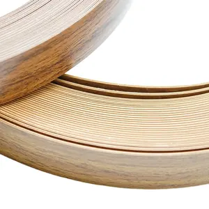 0.4Mm- 2Mm Thickness Pvc Decorative Plastic Desk Wood Furniture Edge Banding Trim Tape For Cabinet