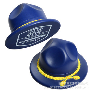 Pu Fidget <b>Hat</b> Toy With Yellow <b>Band</b> For Kids Age 8 To 13 Years Unisex Stress Relief Plaything - Product Image 4