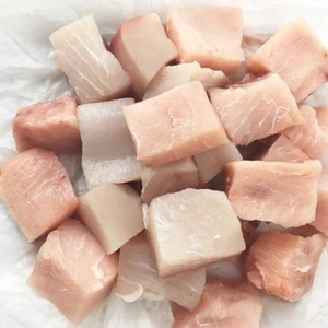 Cube d'espadon bifteck congelé DWT coupé portion désossée plateau de bloc cutané tranche épaisse poisson propre paquet de fruits de mer sous vide - Product Image 3