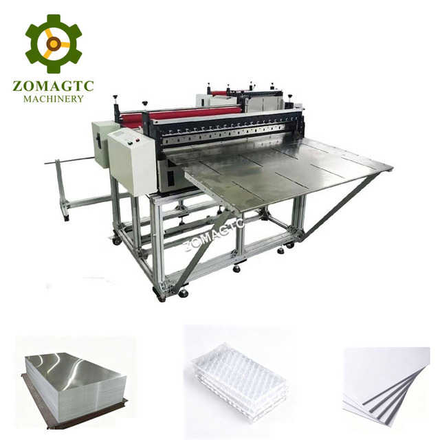 Bubble Wrap Aluminum Foil Roll Slitting Cutting Machine Non Woven Fabric Plastic Film Paper PVC Roll to Sheet Cutting Machine