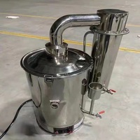 Machine à eau distillée électrique en acier inoxydable à prix avantageux, 5 L/h, pour la fabrication d'eau pure en laboratoire