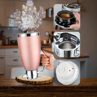 Bouteille isotherme double paroi en acier inoxydable 304, style romain, pour café et eau froide, idéale pour les voyages