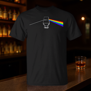 T-shirt pour les amateurs de whisky bourbon Glen - Dark Side of the Glen - Vêtements promotionnels haut de gamme - Product Image 3