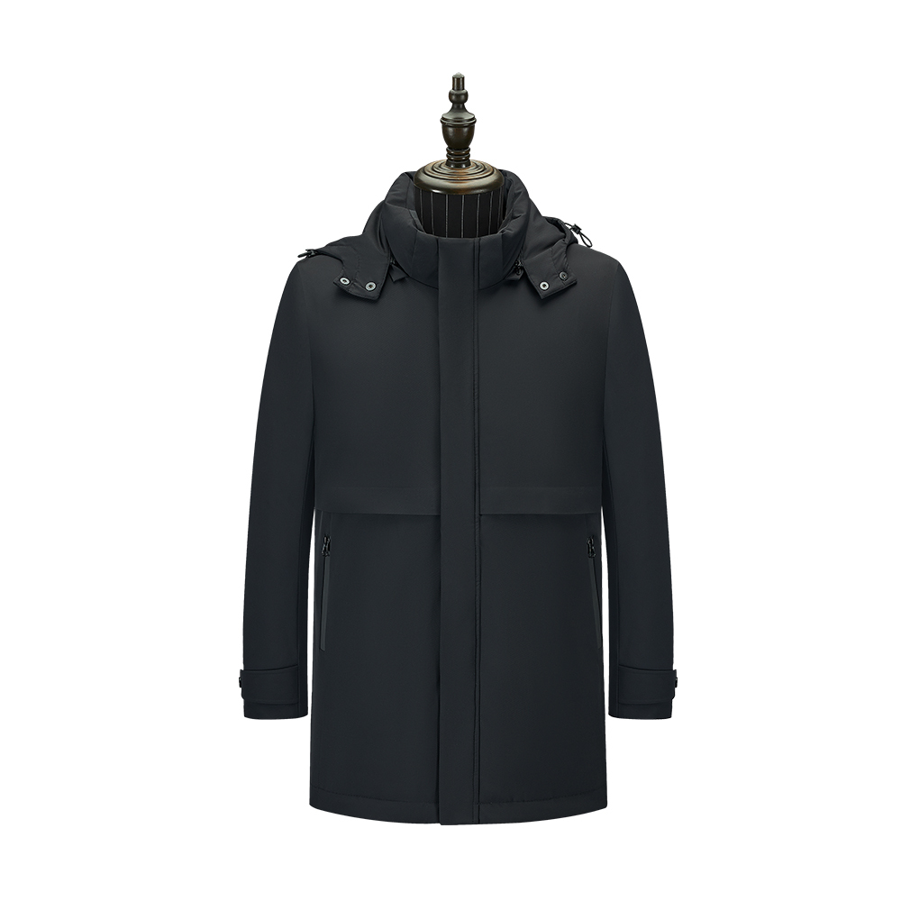 Power Punch Hot Sale Business Men's Down Jacket in Good Quality Navy Blue Color