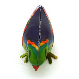 Jouet vintage en fer blanc, pieuvre à ailes battantes, oiseau mécanisé, décoration de salon, automates sans plomb, steampunk, mariage - Product Image 2