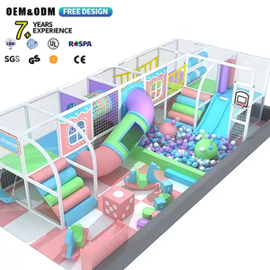 Equipo de Juegos Interior para Niños de Alta Durabilidad con Cubiertas Suaves Resistentes al Desgaste para Áreas de Juego de Alto Tráfico - Product Image 1