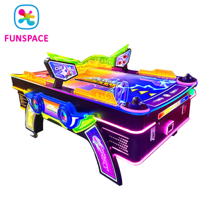 Máquina de Hockey de Aire Curva de Funspace, Venta al por Mayor de Fábrica en Guangzhou, Máquina de Juego de Hockey de Aire Comercial que Funciona con Monedas - Product Image 3