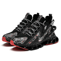 Chaussures de course pour hommes, nouvelle collection 2025, grande taille 46, semelle mécanique à absorption des chocs, printemps/hiver, maille respirante, tendance mode