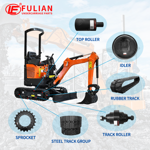 Grupo de Orugas DH55 DH60 para <span class=keywords><strong>Doosan</strong></span>, Grupo de Orugas para Excavadora Daewoo, Piezas de Excavadora, Conjunto de Zapatas de Oruga - Product Image 4