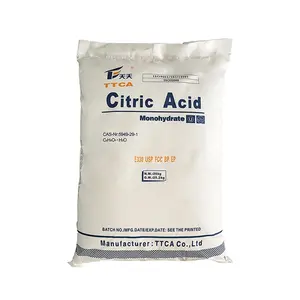 Ácido cítrico de qualidade alimentar 25 kg em pó monohidratado anidro ensign marca em pó preço ácido cítrico